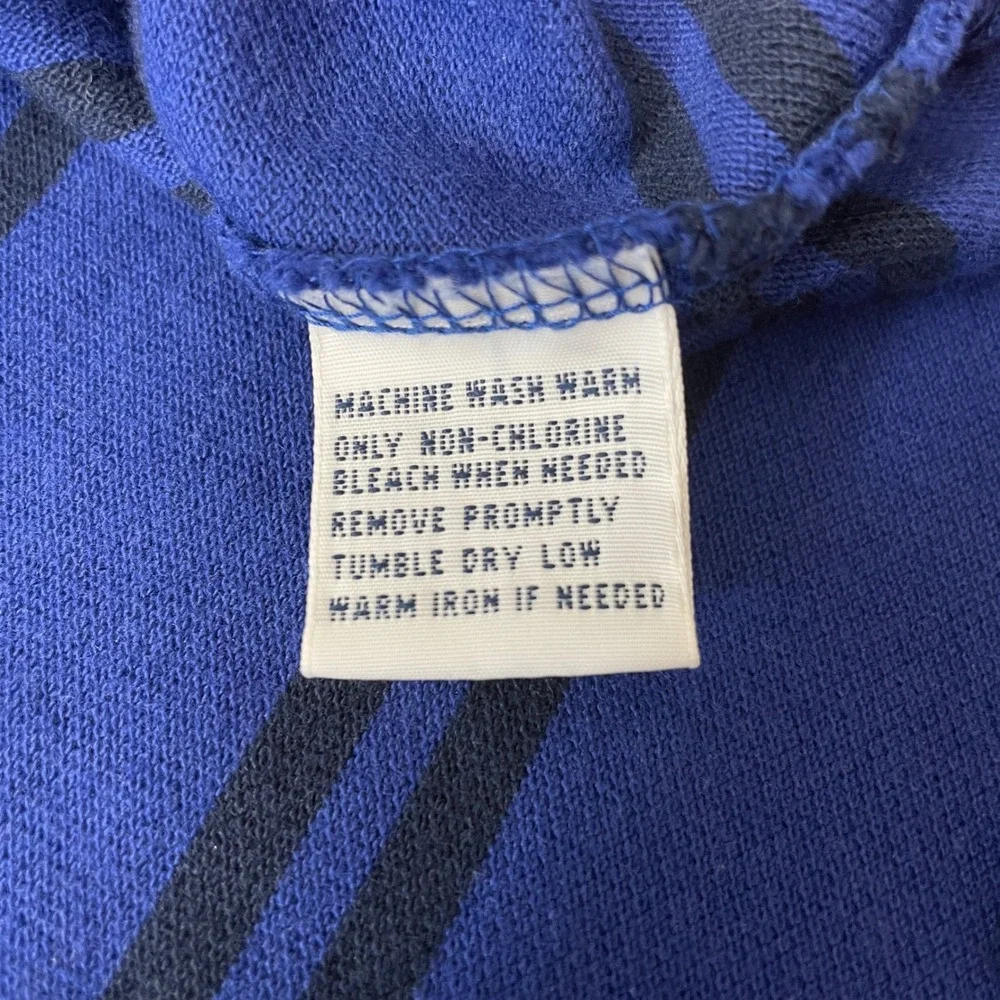 Polo Ralph Lauren XXL Blue Navy Striped Short Sleeve Cotton Pique Polo Shirt‎